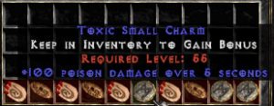 10 x Pack - 100 Poison Damage SC (plain)