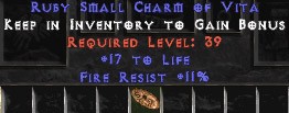 11 Resist Fire w/ 16-19 Life SC