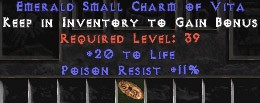 11 Resist Poison w/ 20 Life SC