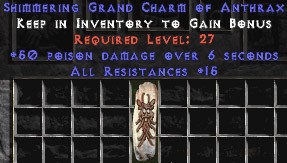 15 Resist All w/ 50 Poison Damage GC