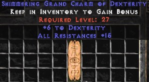 15 Resist All w/ 6 Dex GC