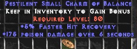 175 Poison Damage w/ 5% FHR SC - Perfect