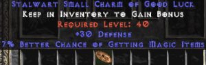 30 Defense w/ 7% MF SC - Perfect