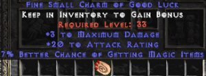 3 Max Damage w/ 20 AR & 7% MF SC - Perfect