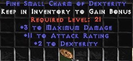 3 Max Damage w/ 10-16 AR & 2 Dex SC