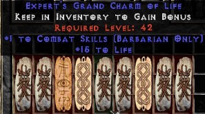 9 x Pack - Barbarian Combat Skills w/ 10-20 Life GC