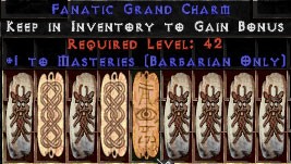 9 x Pack - Barbarian Combat Masteries GC (plain)