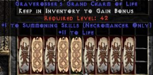 9 x Pack - Necromancer Summoning Skills w/ 10-20 Life GC