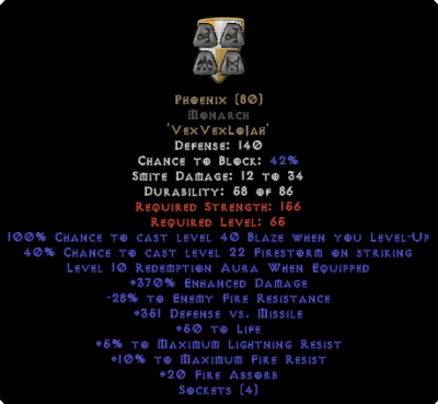 Phoenix Monarch - 350-379% ED