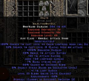 Death Ettin Axe - Ethereal - 300-349% ED