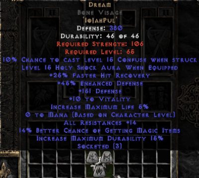 Dream Bone Visage - 5-14 Res