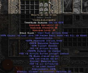 Breath of the Dying Ghost Spear - Ethereal - 350-384% ED