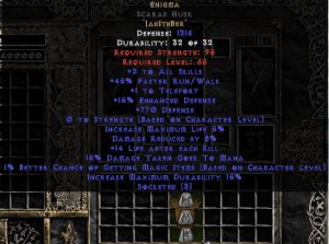 Enigma Scarab Husk +770-774 Defense