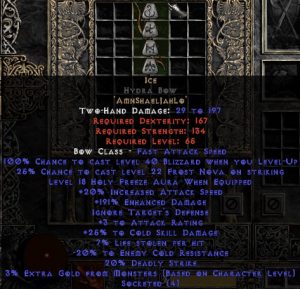 Ice Hydra Bow - 190-209% ED & 25-29% CSD