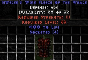 Random Jeweler's Armor - 100 Life/4 Socket