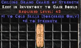 Sorceress Cold Skills w/ 6 Strength GC