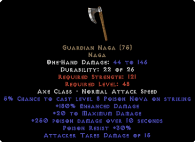 Guardian Naga - 180% ED - Perfect