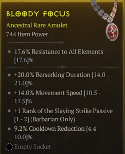 Amulet: Move Speed / Cooldown Reduction - Image 2