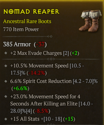Druid Boots: Move Speed / Spirit Reduction - Image 2